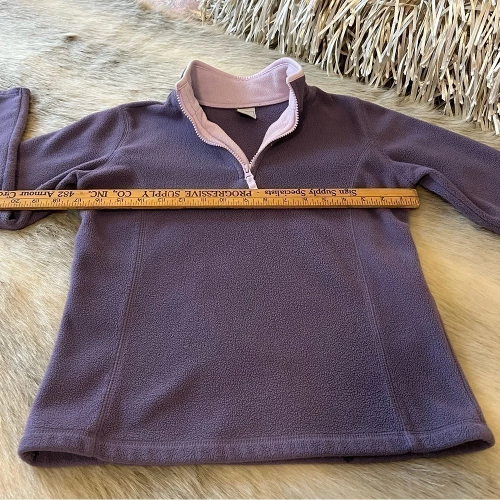 Vintage OLD NAVY Purple Lavender Y2K Fleece 1/2 Zip Long Sleeve
